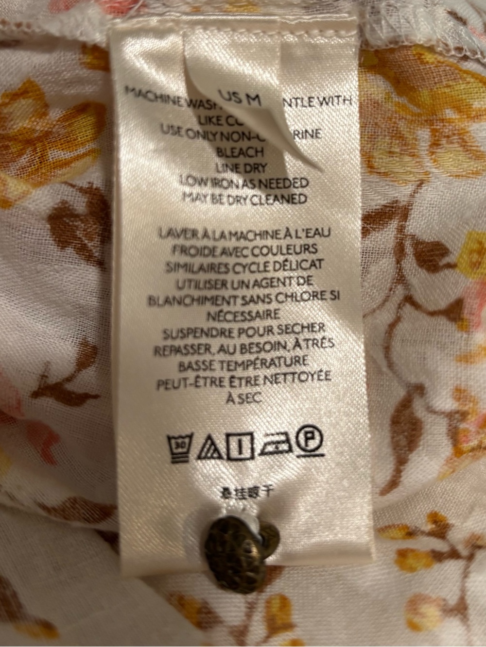 By Anthropologie Floral Peasant Blouse - Picture 11 of 13